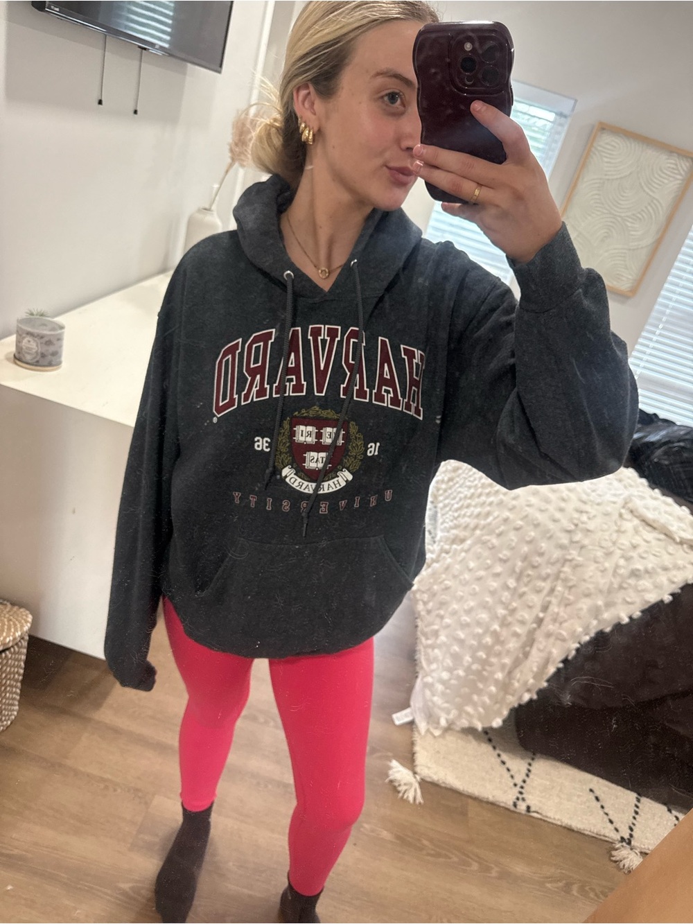 HARVARD hoodie L - Picture 6 of 13
